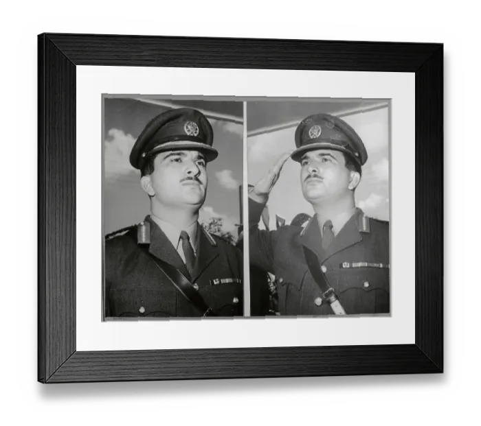 Framed Print : Crown Prince Hassan in Uniform
