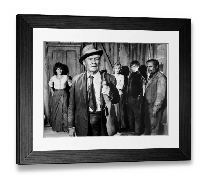 Framed Print : Frederic March In Hombre Framed Print : Frederic March In Hombre