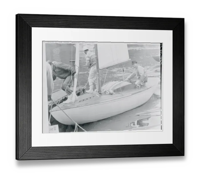 Framed Print : King Constantine of Greece at the Helm Framed Print : King Constantine of Greece at the Helm
