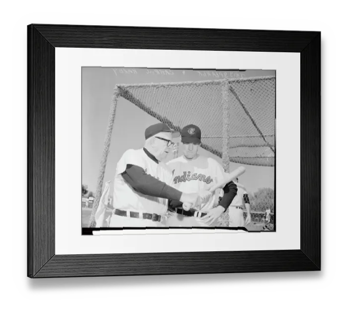 Framed Print : Tris Speaker and Carroll Hardy Framed Print : Tris Speaker and Carroll Hardy