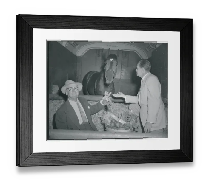 Framed Print : Portrait of Horace Wade, Fontaine and Needles Framed Print : Portrait of Horace Wade, Fontaine and Needles