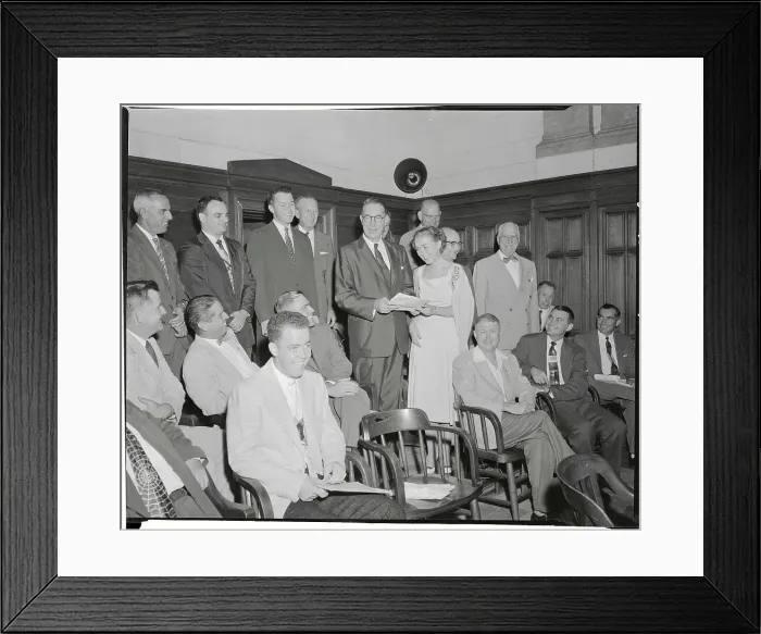 Framed Print : Senator Kefauver and Dorothea Lovejoy Framed Print : Senator Kefauver and Dorothea Lovejoy