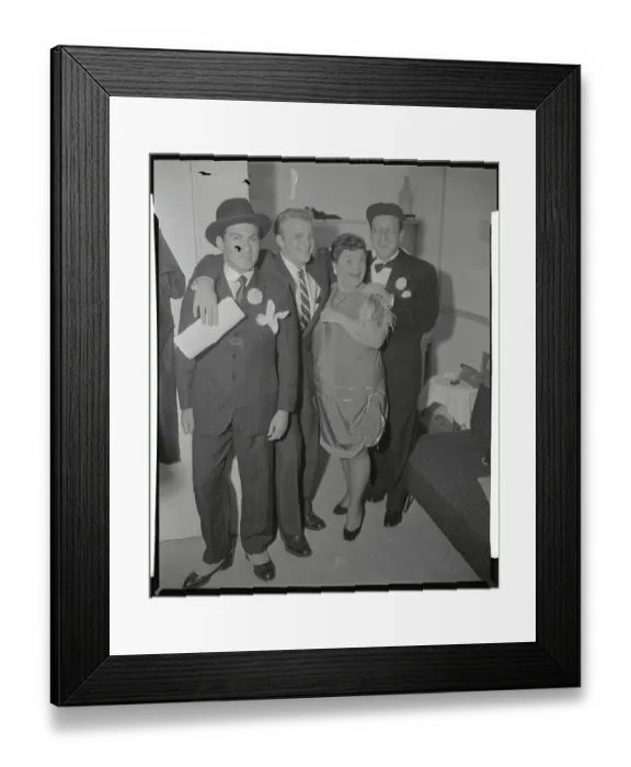 Framed Print : Members of Act Backstage Framed Print : Members of Act Backstage