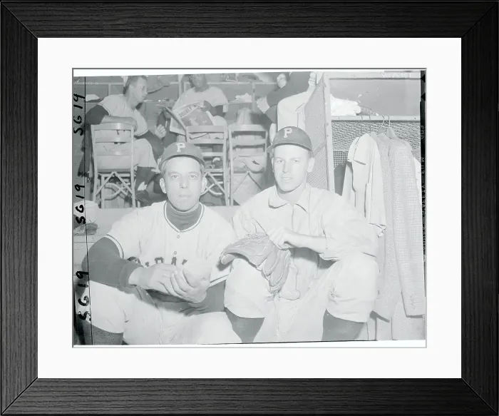 Framed Print : Portrait of Bobby Bragan and Dick Hall Framed Print : Portrait of Bobby Bragan and Dick Hall