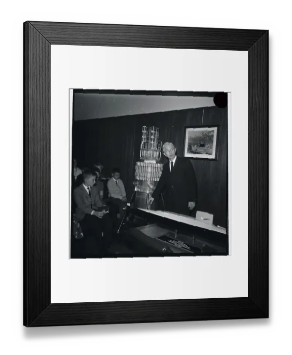 Framed Print : Admiral Rickover Meeting with Committee Framed Print : Admiral Rickover Meeting with Committee