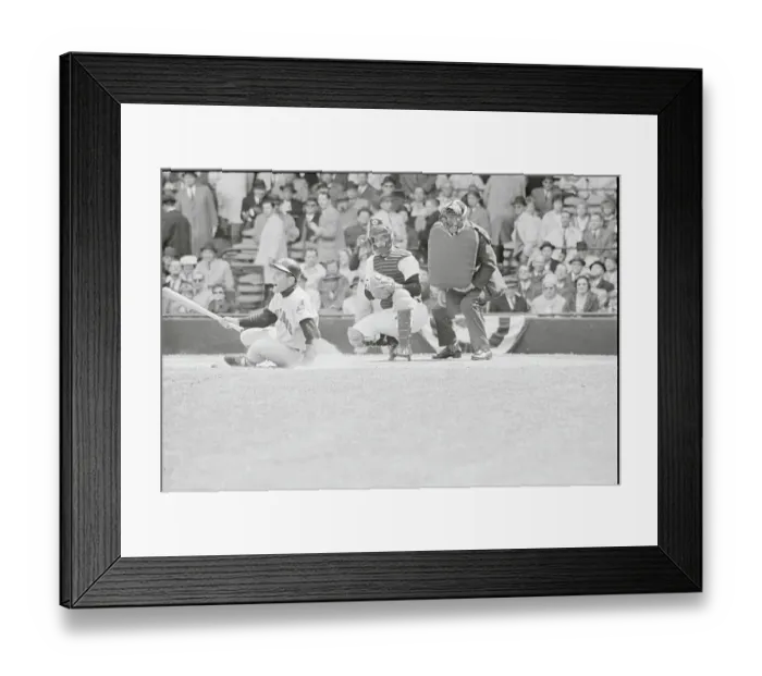 Framed Print : Cleveland Batter Screaming After High Ball Framed Print : Cleveland Batter Screaming After High Ball