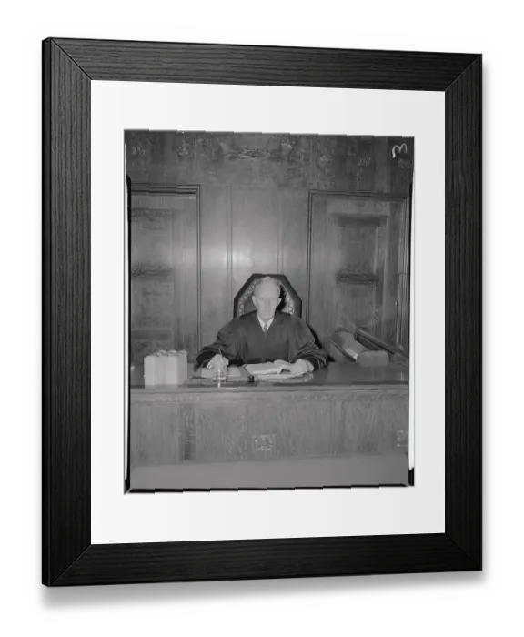 Framed Print : Judge Edward J. Blythin Framed Print : Judge Edward J. Blythin