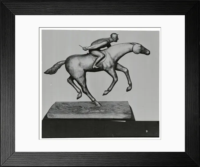 Framed Print : Bronze Statuette by Princess Beatrix of Holland Framed Print : Bronze Statuette by Princess Beatrix of Holland