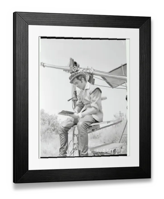 Framed Print : Tyrone Power Reading a Best Seller Framed Print : Tyrone Power Reading a Best Seller