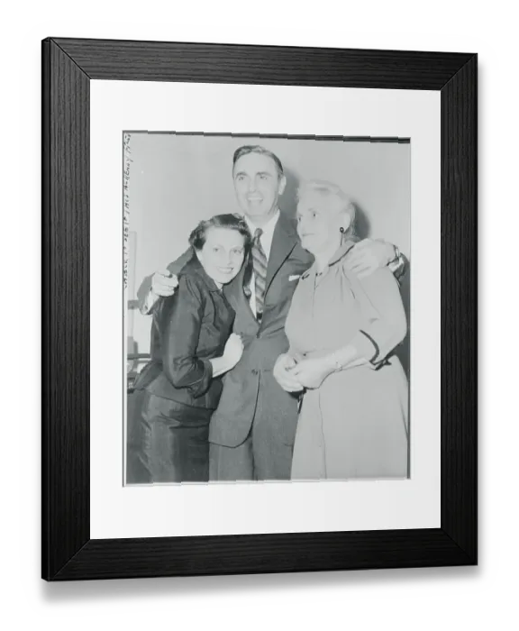 Framed Print : Portrait of John D. Lodge with Family Framed Print : Portrait of John D. Lodge with Family