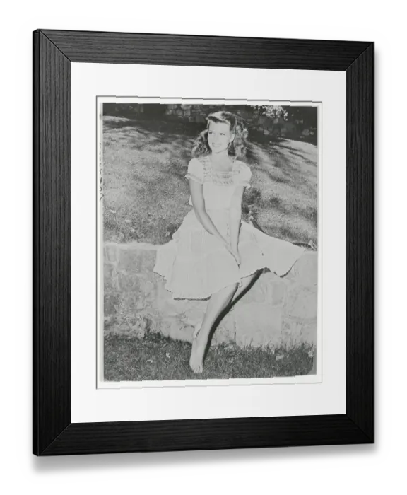 Framed Print : Actress Rita Hayworth