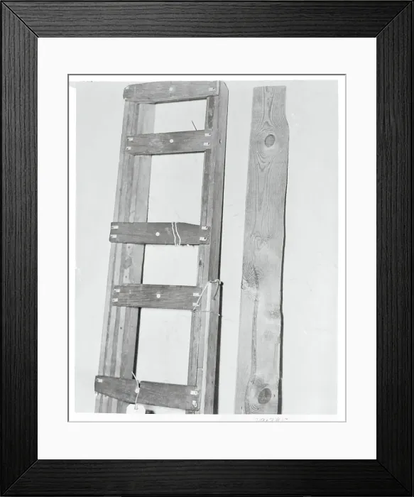 Framed Print : Ladder Ladder Used by Kidnapper Framed Print : Ladder Ladder Used by Kidnapper