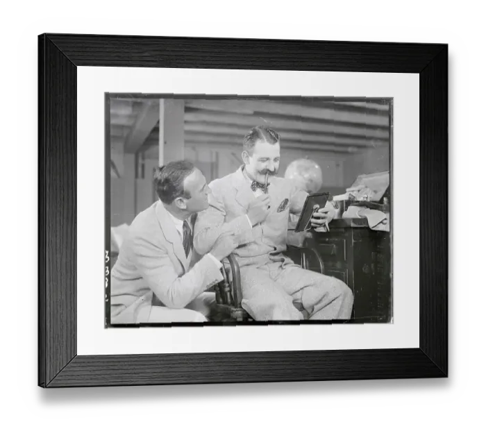 Framed Print : Red Grange Dressing as a Villian Framed Print : Red Grange Dressing as a Villian