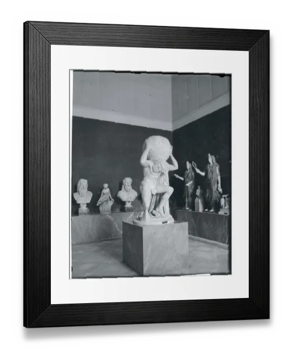 Framed Print : View of Statue of Atlas Framed Print : View of Statue of Atlas