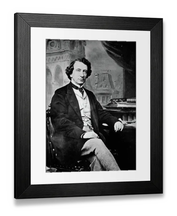 Framed Print : Portrait Of Sir John A Macdonald Framed Print : Portrait Of Sir John A Macdonald