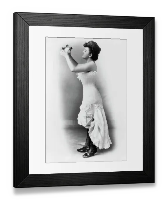 Framed Print : Woman Wearing a Corset Framed Print : Woman Wearing a Corset