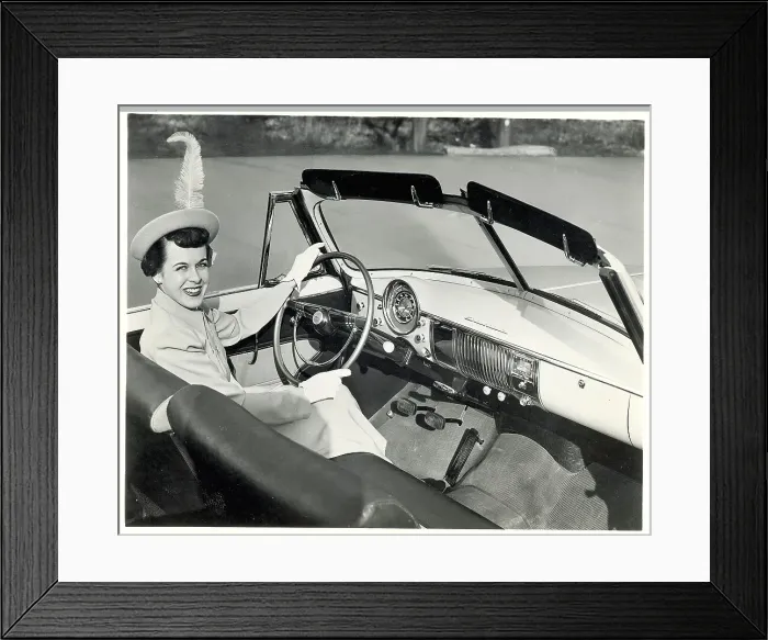 Framed Print : Interior Of 1949 Chevrolet Convertible Framed Print : Interior Of 1949 Chevrolet Convertible