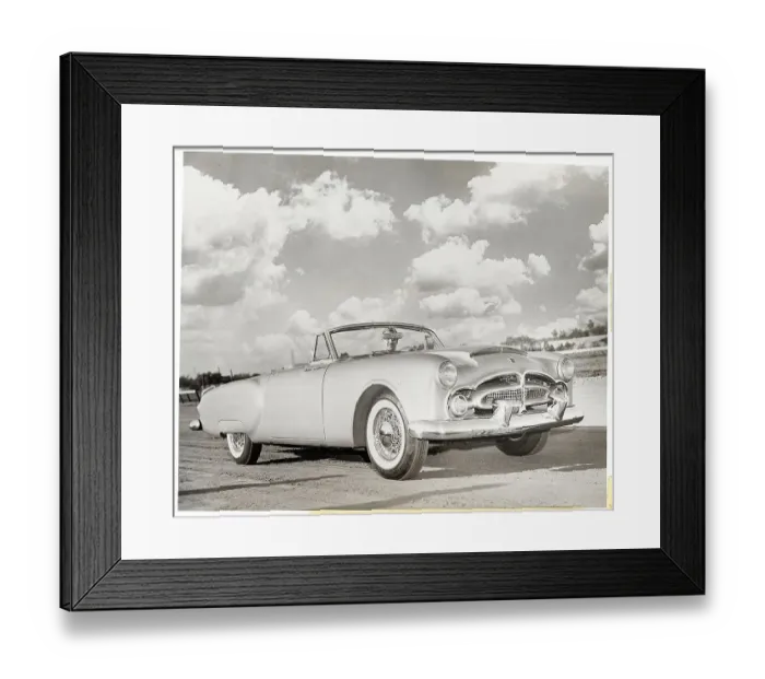 Framed Print : Driver Testing Packard Convertible Framed Print : Driver Testing Packard Convertible
