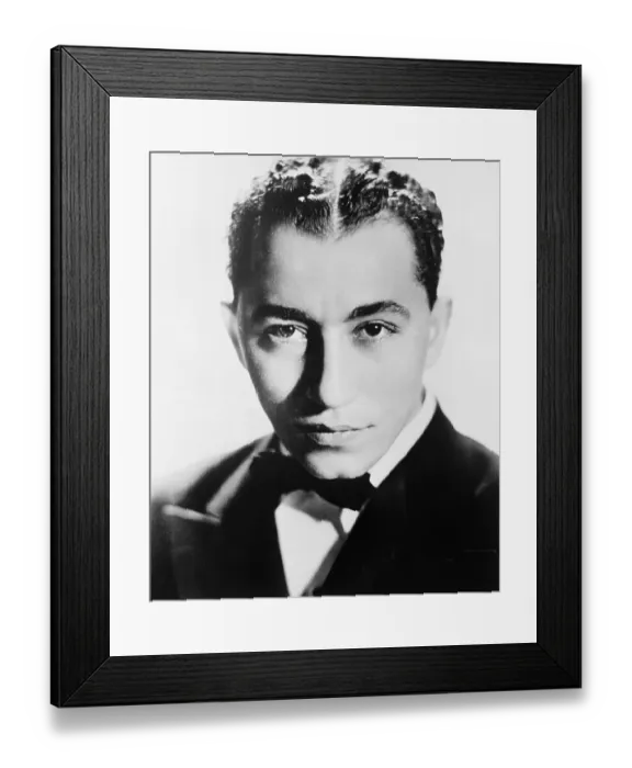 Framed Print : Portrait Of Louis Prima As Young Man Framed Print : Portrait Of Louis Prima As Young Man