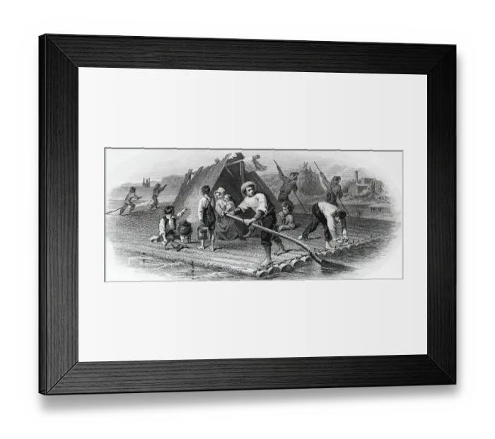 Framed Print : Family Going Westward On River Raft Framed Print : Family Going Westward On River Raft
