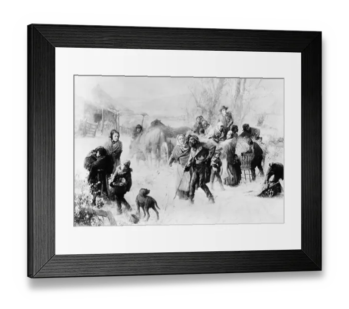 Framed Print : Painting After The Underground Railroad by Charles T. Webber Framed Print : Painting After The Underground Railroad by Charles T. Webber