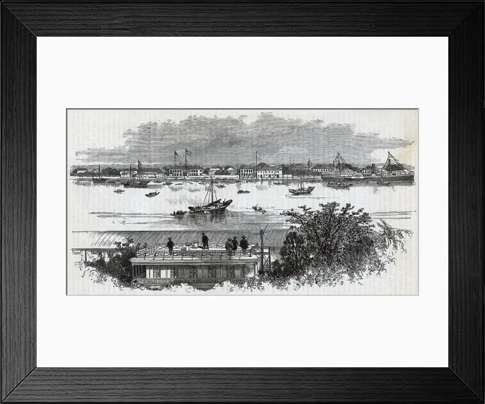 Framed Print : Us Embanked Thoroughfare In Hong Kong