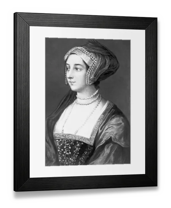 Framed Print : Headshoulders Portrait Of Anne Boleyn Framed Print : Headshoulders Portrait Of Anne Boleyn