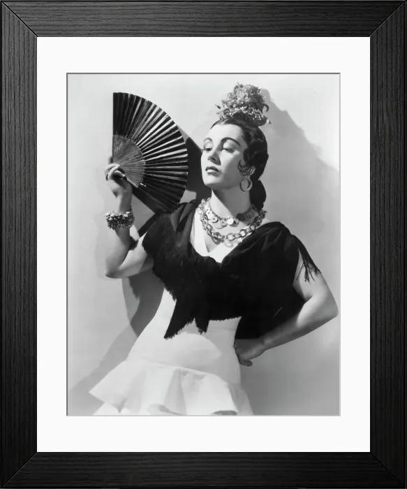 Framed Print : Gladys Swarthout in Flamenco Costume