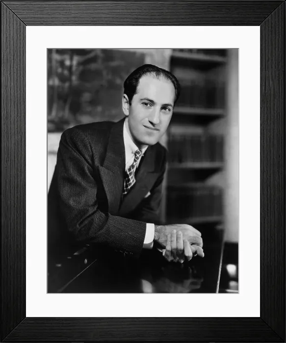 Framed Print : Portrait Of Composer George Gershwin Framed Print : Portrait Of Composer George Gershwin