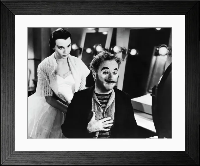 Framed Print : Charles Chaplin & Claire Bloom Framed Print : Charles Chaplin & Claire Bloom