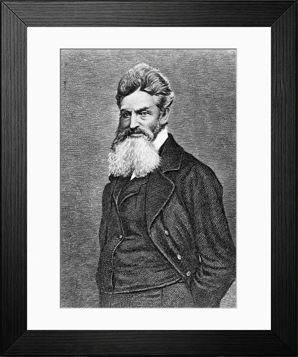Framed Print : Portrait Of John Brown