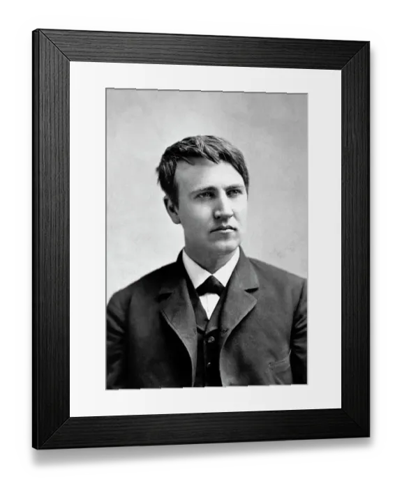Framed Print : Thomas Edison Framed Print : Thomas Edison