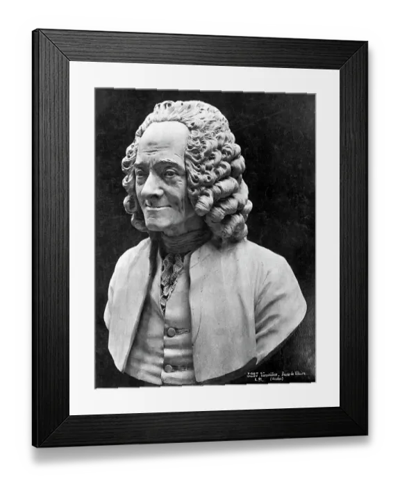 Framed Print : Bust Of Voltaire Framed Print : Bust Of Voltaire