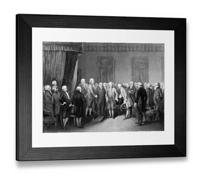 Framed Print : French Minister Alexandre Gerard de Rayneval Being Introduced to the Continental Congress, August 6, 1778 Framed Print : French Minister Alexandre Gerard de Rayneval Being Introduced to the Continental Congress, August 6, 1778