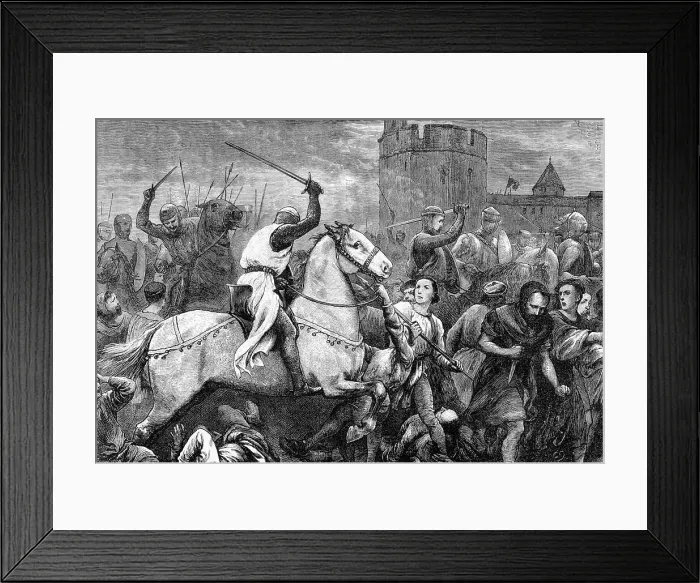 Framed Print : Print of the Papal Crusade Against the Waldenses Framed Print : Print of the Papal Crusade Against the Waldenses