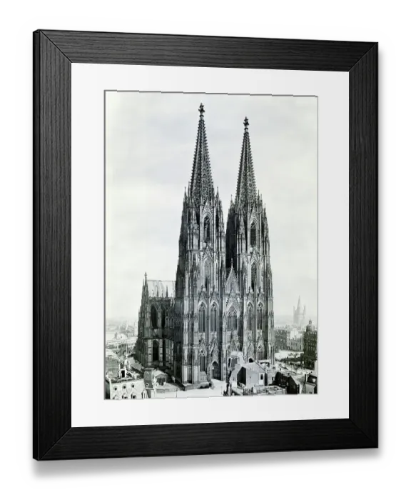 Framed Print : Cologne Cathedral From Northwest Framed Print : Cologne Cathedral From Northwest
