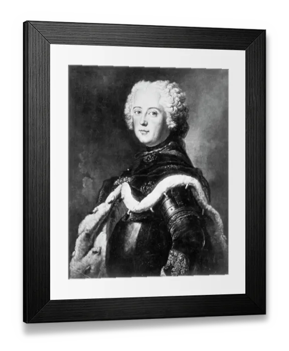 Framed Print : Frederick the Great as Crown Prince by Antoine Pesne Framed Print : Frederick the Great as Crown Prince by Antoine Pesne