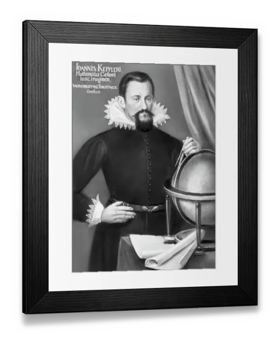 Framed Print : Portrait of Johannes Kepler Framed Print : Portrait of Johannes Kepler