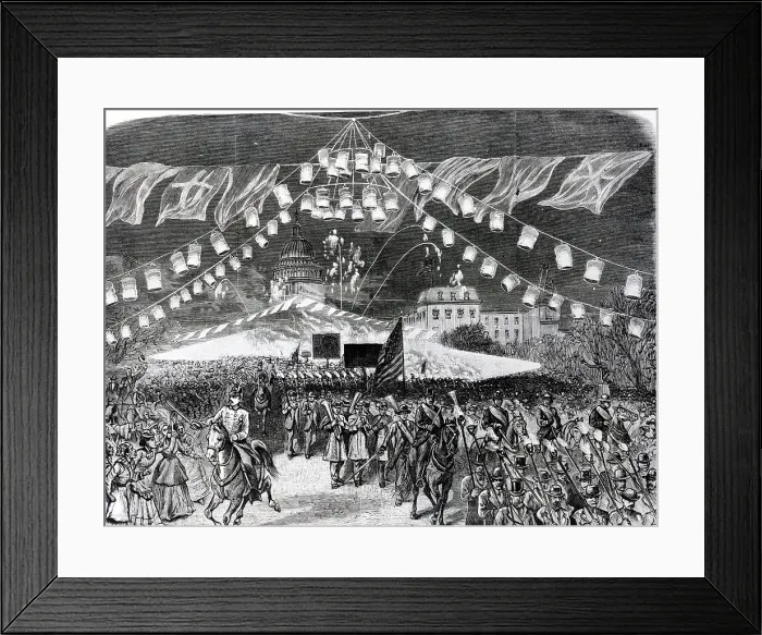 Framed Print : Inauguration Of President Hayes Framed Print : Inauguration Of President Hayes