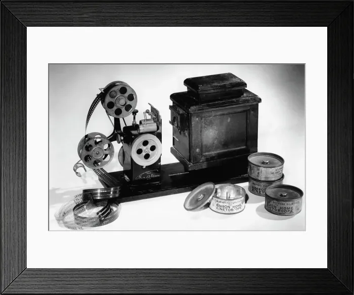 Framed Print : Thomas Edison's Kinetoscope Framed Print : Thomas Edison's Kinetoscope