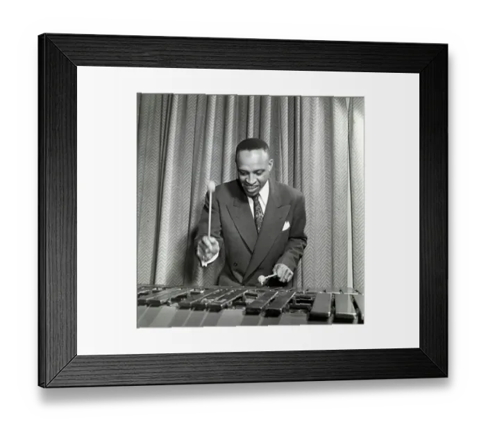 Framed Print : Lionel Hampton Playing Vibraphone Framed Print : Lionel Hampton Playing Vibraphone