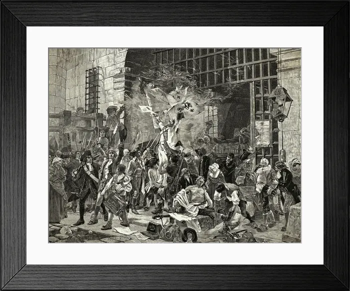 Framed Print : The Conquerors Of The Bastille Framed Print : The Conquerors Of The Bastille