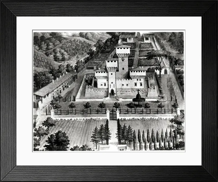 Framed Print : Castle Of The Medici Near Fagiolo Framed Print : Castle Of The Medici Near Fagiolo