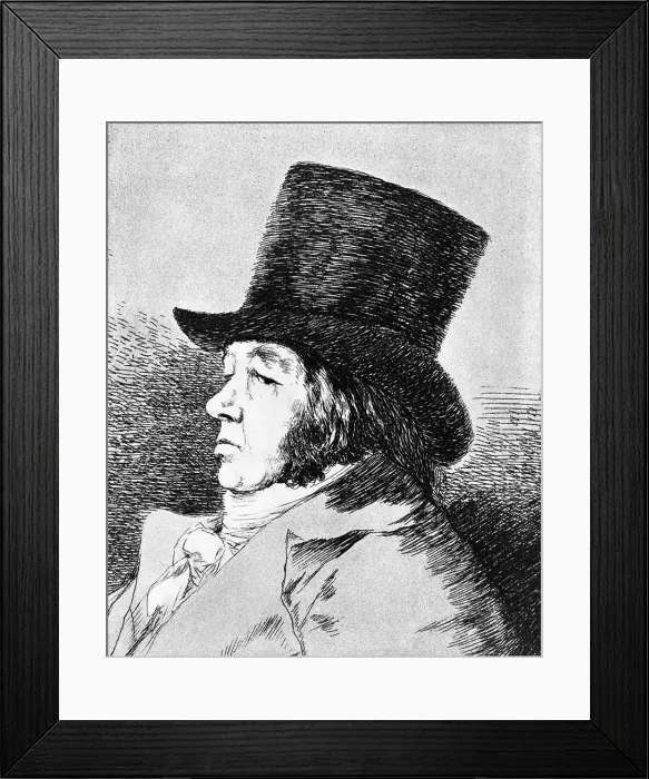 Framed Print : Self Portrait Of Francisco Goya