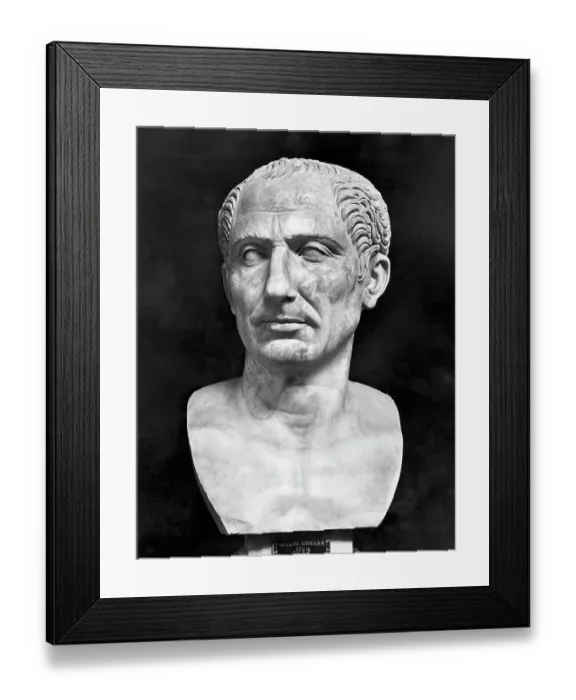 Framed Print : Bust Of Julius Caesar