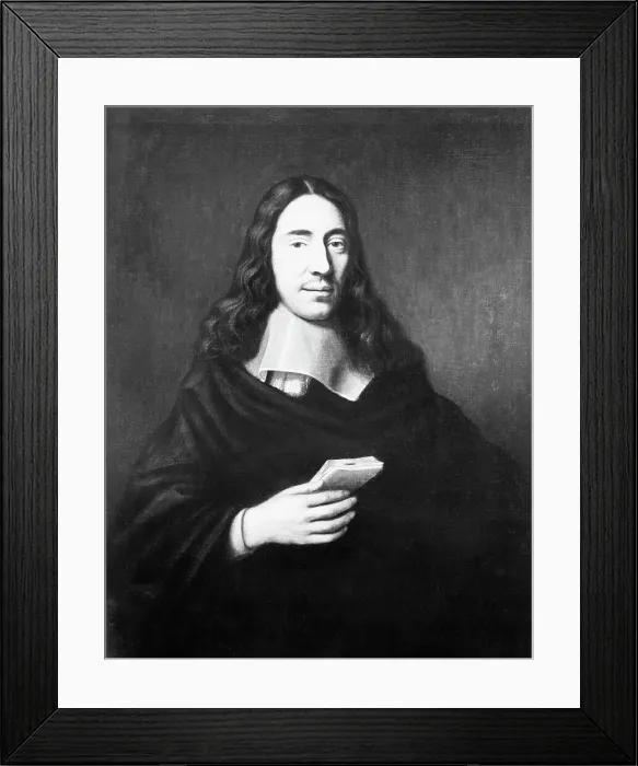 Framed Print : Painting Of Dutch Philosopher Spinoza Framed Print : Painting Of Dutch Philosopher Spinoza