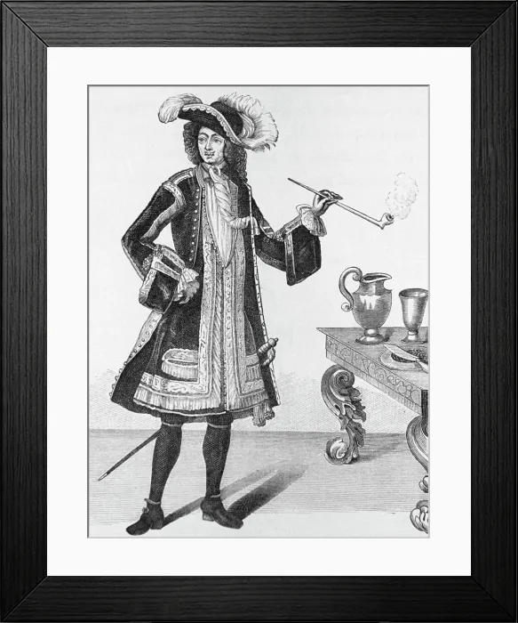 Framed Print : Engraving of Jean Bart Framed Print : Engraving of Jean Bart