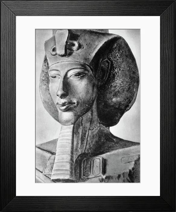 Framed Print : Bust Sculpture of Ikhnaton, also Known as Amenhotep IV Framed Print : Bust Sculpture of Ikhnaton, also Known as Amenhotep IV