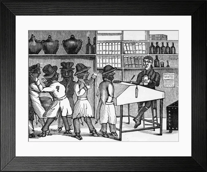 Framed Print : The Bargain. Drinkers W / Liquor Dealer Framed Print : The Bargain. Drinkers W / Liquor Dealer