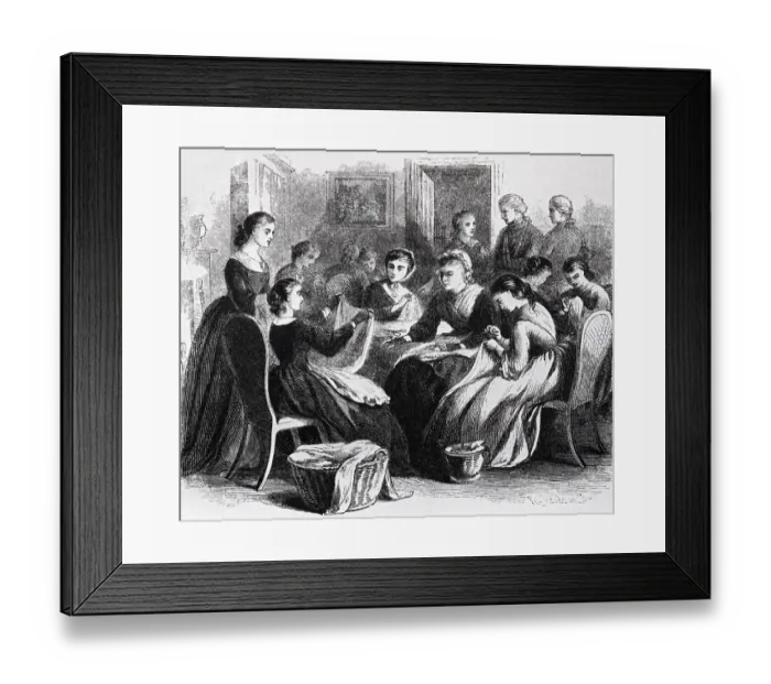 Framed Print : Ladies Of Philadelphia For Army